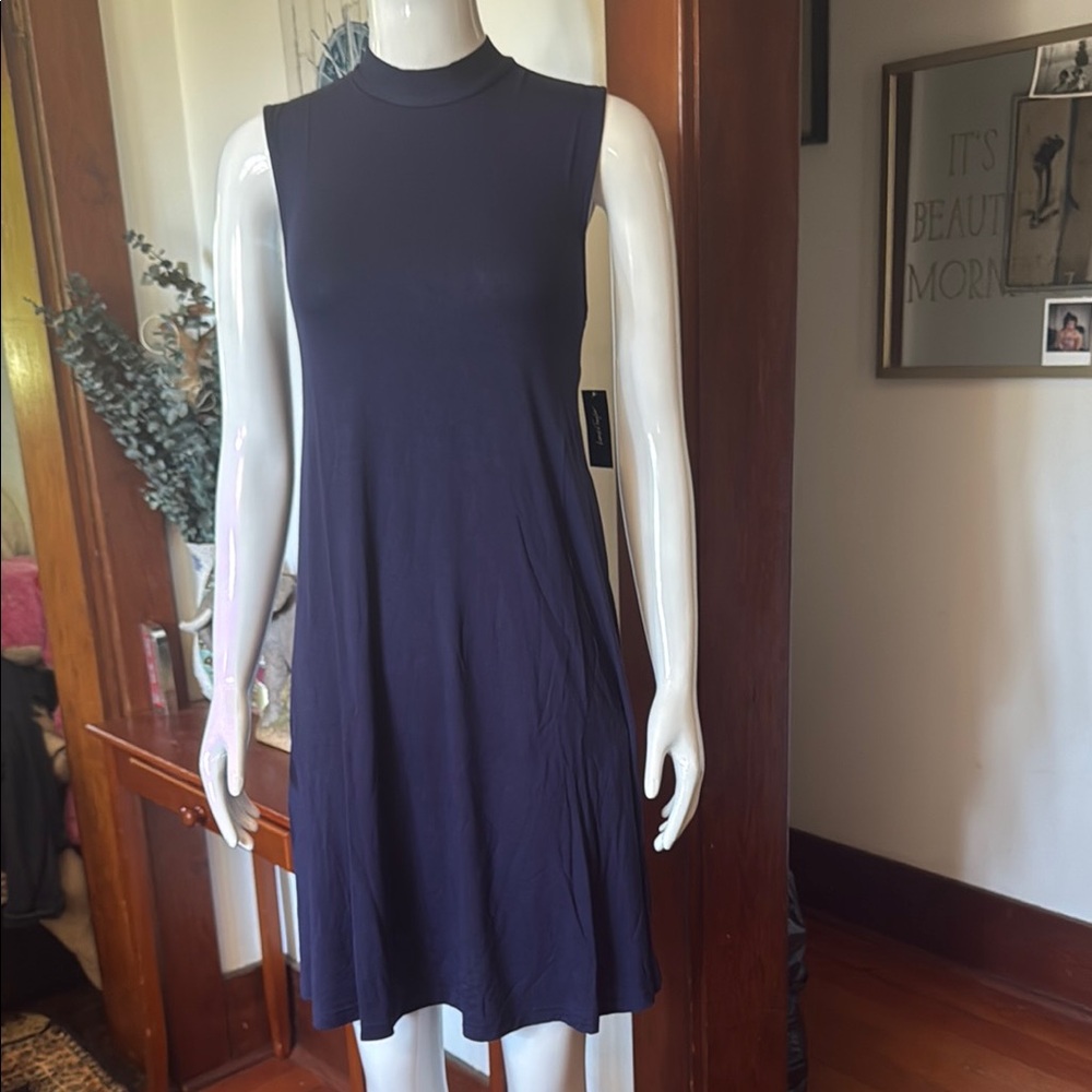 NWT lord&taylor size small Sleeveless Blue Dress